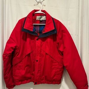 Vintage Pacific Trail Red Jacket with Plaid Interior